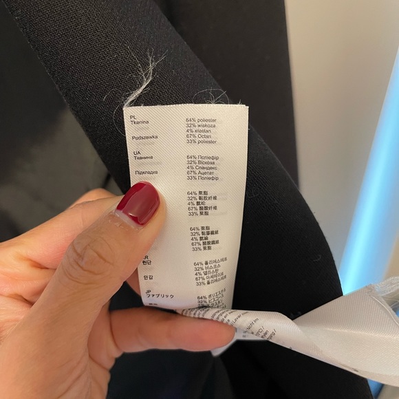 maje - tailor fitted blazer - crepe material. Gently worn. - Picture 5 of 6